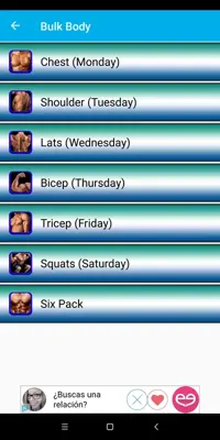 Gym Body android App screenshot 3